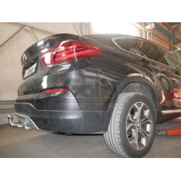 B019A GALIA Полностью оцинкованный фаркоп на BMW X3 F25 2010-2017, BMW X4 F26 2014-2018, кроме моделей с M-пакетом. Подрозетник убирается за бампер. Тип шара: A. Уста