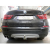 B019A GALIA Полностью оцинкованный фаркоп на BMW X3 F25 2010-2017, BMW X4 F26 2014-2018, кроме моделей с M-пакетом. Подрозетник убирается за бампер. Тип шара: A. Установка без выреза бампера. Нагрузки: 2400/100 кг, масса фаркопа 12,32 кг