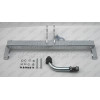 B019A GALIA Полностью оцинкованный фаркоп на BMW X3 F25 2010-2017, BMW X4 F26 2014-2018, кроме моделей с M-пакетом. Подрозетник убирается за бампер. Тип шара: A. Установка без выреза бампера. Нагрузки: 2400/100 кг, масса фаркопа 12,32 кг
