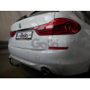B024C GALIA Полностью оцинкованный фаркоп на BMW 5-Series седан G30/универсал G31 2016-2023. Тип шара: C (горизонтальный съемный). Невидимый вырез бампера. Нагрузки: 2200/100 кг, масса фаркопа 15,87 кг