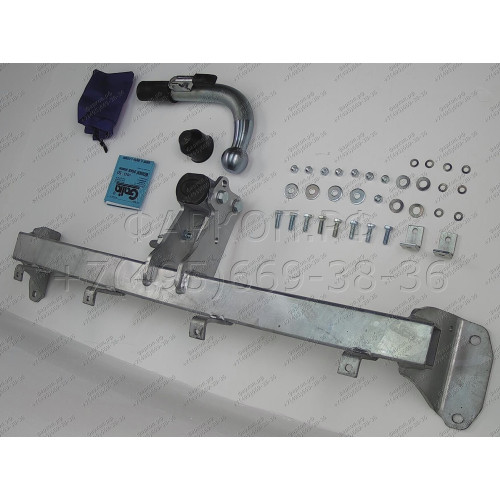 B024C GALIA Полностью оцинкованный фаркоп на BMW 5-Series седан G30/универсал G31 2016-2023. Тип шара: C (горизонтальный съемный). Невидимый вырез бампера. Нагрузки: 2200/100 кг, масса фаркопа 15,87 кг