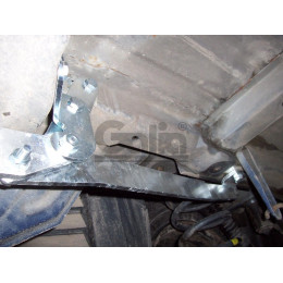 C007A GALIA Полностью оцинкованный фаркоп на Citroen Evasion 1994-2001, Jumpy 1994-2006, FIAT Scudo 1996-2006, Ulysse 1996-2002, Peugeot 806 1996-2002, Expert 1996-2002. Тип шара: A. Невидимый вырез бам