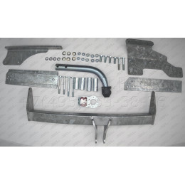C049A GALIA Полностью оцинкованный фаркоп на Chevrolet Aveo седан 2002-2012, Daewoo Kalos седан 2002-2012, Chevrolet Nexia 2020-. Тип шара: A. Установка без снятия и выреза бампе
