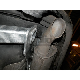 C071A GALIA Полностью оцинкованный фаркоп на Chrysler Grand Voyager 2008-2016, в т.ч. STOWn GO, Dodge Caravan 2008-2016, Lancia Voyager 2011-2016. Подрозетник убирается за бампер. Тип шара