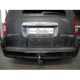 C071A GALIA Полностью оцинкованный фаркоп на Chrysler Grand Voyager 2008-2016, в т.ч. STOWn GO, Dodge Caravan 2008-2016, Lancia Voyager 2011-2016. Подрозетник убирается за бампер. Тип шара