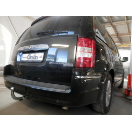 C071A GALIA Полностью оцинкованный фаркоп на Chrysler Grand Voyager 2008-2016, в т.ч. STOWn GO, Dodge Caravan 2008-2016, Lancia Voyager 2011-2016. Подрозетник убирается за бампер. Тип шара
