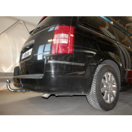 C071A GALIA Полностью оцинкованный фаркоп на Chrysler Grand Voyager 2008-2016, в т.ч. STOWn GO, Dodge Caravan 2008-2016, Lancia Voyager 2011-2016. Подрозетник убирается за бампер. Тип шара