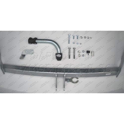 C071A GALIA Полностью оцинкованный фаркоп на Chrysler Grand Voyager 2008-2016, в т.ч. STOWn GO, Dodge Caravan 2008-2016, Lancia Voyager 2011-2016. Подрозетник убирается за бампер. Тип шара: A. Установка без снятия и выреза бампера. Нагрузки: 1800/100 кг, 