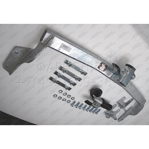D042C GALIA Полностью оцинкованный фаркоп на Dodge Journey 2008-2020, FIAT Freemont 2011-2020 2WD/4WD, кроме авто с запаской снизу. Тип шара: C (горизонтальный съемный). Подрезка бампера. Нагрузки: 1600/80 кг, масса фаркопа 15,37 кг