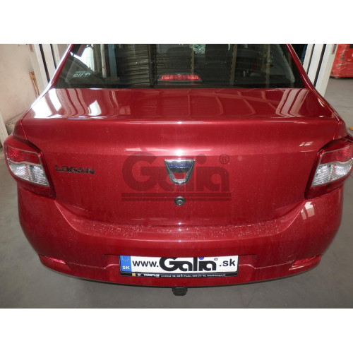 D043A GALIA Полностью оцинкованный фаркоп на Renault Logan II седан, кроме Stepway 2014-2022. Тип шара: A. Установка без снятия и выреза бампера. Нагрузки: 1200/75 кг, масса фаркопа 13 кг