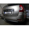 D047A GALIA Полностью оцинкованный фаркоп на Dacia Logan II универсал/фургон/пикап 2013-2021. Подрозетник убирается за бампер. Тип шара: A. Установка без снятия и выреза бампера. Нагрузки: 1300/75 кг, масса фаркопа 14,62 кг