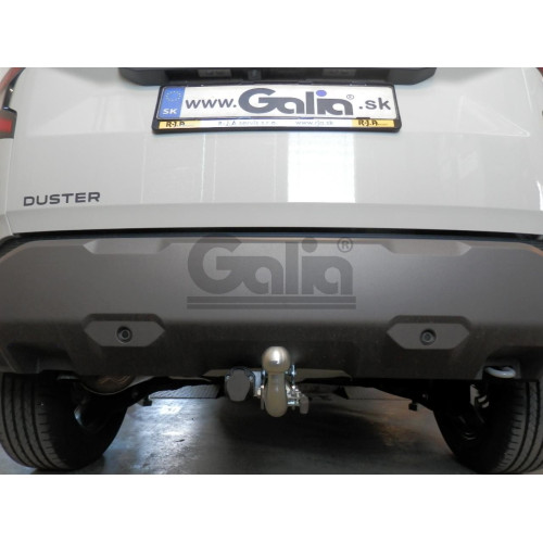 D055A GALIA Полностью оцинкованный фаркоп на Renault Duster 2024-, Dacia Duster 2024-, Dacia Bigster 2025-, Renault Bigster 2025-. Тип шара: A. Невидимый вырез бампера. Нагрузки: 1700/80 кг, масса фаркопа 14,42 кг