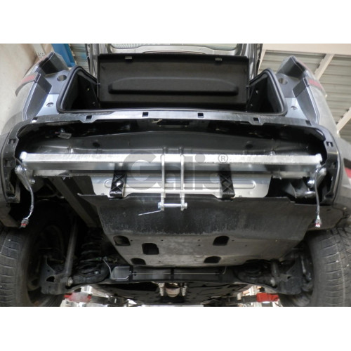D055A GALIA Полностью оцинкованный фаркоп на Renault Duster 2024-, Dacia Duster 2024-, Dacia Bigster 2025-, Renault Bigster 2025-. Тип шара: A. Невидимый вырез бампера. Нагрузки: 1700/80 кг, масса фаркопа 14,42 кг