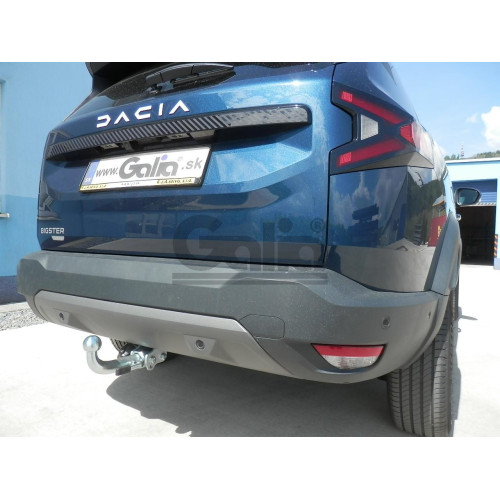 D055A GALIA Полностью оцинкованный фаркоп на Renault Duster 2024-, Dacia Duster 2024-, Dacia Bigster 2025-, Renault Bigster 2025-. Тип шара: A. Невидимый вырез бампера. Нагрузки: 1700/80 кг, масса фаркопа 14,42 кг