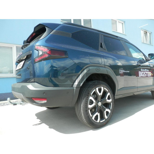 D055A GALIA Полностью оцинкованный фаркоп на Renault Duster 2024-, Dacia Duster 2024-, Dacia Bigster 2025-, Renault Bigster 2025-. Тип шара: A. Невидимый вырез бампера. Нагрузки: 1700/80 кг, масса фаркопа 14,42 кг