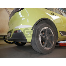 D059V GALIA Полностью оцинкованный фаркоп на Dongfeng Box 2024-. Тип шара: AV (вертикальное быстросъемное крепление шара на ключе). Невидимый вырез бампер