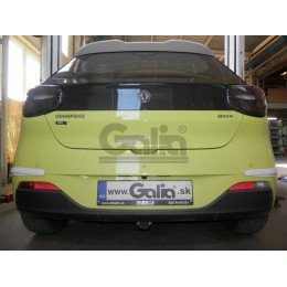 D059V GALIA Полностью оцинкованный фаркоп на Dongfeng Box 2024-. Тип шара: AV (вертикальное быстросъемное крепление шара на ключе). Невидимый вырез бампер