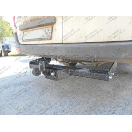 MB 04 AVTOS Фаркоп на Mercedes Sprinter фургон со ступенькой 2006-, Volkswagen Crafter фургон со ступенькой 2006-2017 без подрезки бампера. Тип шара: F. Нагрузки: 2500/100 кг, 
