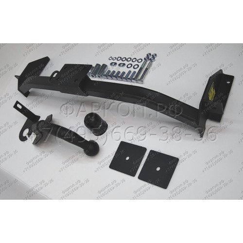 F-132 STEINHOF Фаркоп на FIAT Seicento 05/1998-2010 без подрезки бампера. Тип шара: H (сварное крепление шара). Нагрузки: 400/30 кг, масса фаркопа 12,7 кг (без электрики в комплекте)