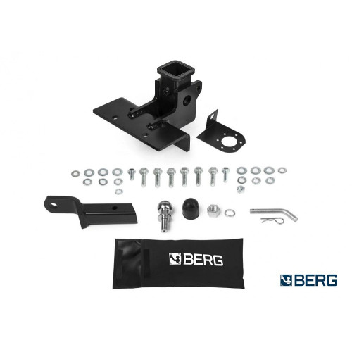 F.5714.003 BERG Фаркоп на Toyota Land Cruiser Prado 120 2002-2009, Prado 150 (кроме Black Onyx) 2009-2023, Lexus GX470 2003-2009, Lexus GX460 2009-2023. Требуется подрезка бампера. Тип шара: E. Нагрузки: 2200/120 кг, масса фаркопа 9,5 кг (без электрики в 