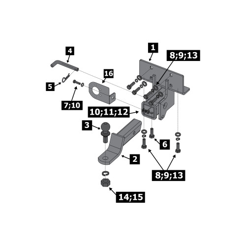 F.5714.003 BERG Фаркоп на Toyota Land Cruiser Prado 120 2002-2009, Prado 150 (кроме Black Onyx) 2009-2023, Lexus GX470 2003-2009, Lexus GX460 2009-2023. Требуется подрезка бампера. Тип шара: E. Нагрузки: 2200/120 кг, масса фаркопа 9,5 кг (без электрики в 