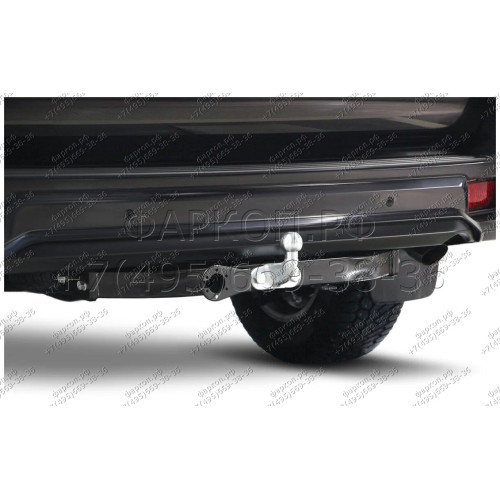F.5714.004 BERG Фаркоп на Toyota Land Cruiser Prado 150 Black Onyx 2020-2023 без снятия и подрезки бампера. Тип шара: F. Нагрузки: 1500/75 кг, масса фаркопа 21 кг (без электрики в комплекте)