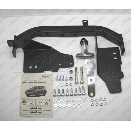 F.5714.004 BERG Фаркоп на Toyota Land Cruiser Prado 150 Black Onyx 2020-2023 без снятия и подрезки бампера. Тип шара: F. Нагрузки: 1500/75 кг, масса фаркопа 21 кг (без электрики 