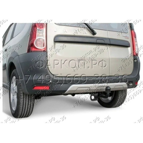F.6011.003 BERG Фаркоп на Lada Largus 2012- без снятия и подрезки бампера. Тип шара: A. Нагрузки: 1300/75 кг, масса фаркопа 14,5 кг (без электрики в комплекте)