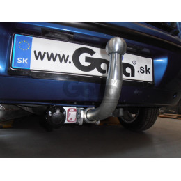 F001C GALIA Полностью оцинкованный фаркоп на FIAT Brava хетчбек 5 дверей 1995-2001. Тип шара: C (горизонтальный съемный). Без выреза бампера. Нагрузки: 1300/70 