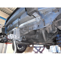 F001C GALIA Полностью оцинкованный фаркоп на FIAT Brava хетчбек 5 дверей 1995-2001. Тип шара: C (горизонтальный съемный). Без выреза бампера. Нагрузки: 1300/70 