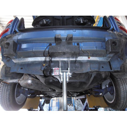 F001C GALIA Полностью оцинкованный фаркоп на FIAT Brava хетчбек 5 дверей 1995-2001. Тип шара: C (горизонтальный съемный). Без выреза бампера. Нагрузки: 1300/70 