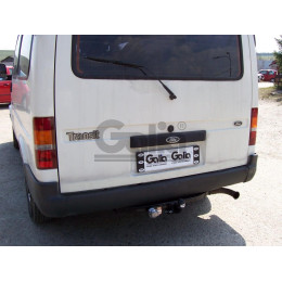 F065A GALIA Полностью оцинкованный фаркоп на Ford Transit 1986-2000. Тип шара: A. Установка без снятия и выреза бампера. Нагрузки: 2000/75 кг, масса фаркопа 14,75 к