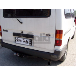 F065A GALIA Полностью оцинкованный фаркоп на Ford Transit 1986-2000. Тип шара: A. Установка без снятия и выреза бампера. Нагрузки: 2000/75 кг, масса фаркопа 14,75 к