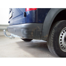 F083C GALIA Полностью оцинкованный фаркоп на Ford Tourneo Connect 2002-2014, Transit Connect 2002-2014. Тип шара: C (горизонтальный съемный). Установка без снятия и выреза 