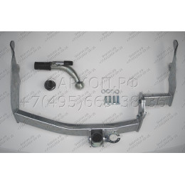 F083C GALIA Полностью оцинкованный фаркоп на Ford Tourneo Connect 2002-2014, Transit Connect 2002-2014. Тип шара: C (горизонтальный съемный). Установка без снятия и выреза 