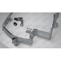 F083C GALIA Полностью оцинкованный фаркоп на Ford Tourneo Connect 2002-2014, Transit Connect 2002-2014. Тип шара: C (горизонтальный съемный). Установка без снятия и выреза 