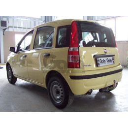 F089A GALIA Полностью оцинкованный фаркоп на FIAT Panda 2WD/4WD 2003-2012. Тип шара: A. Без выреза бампера. Нагрузки: 900/60 кг, масса фаркопа 12,12 кг