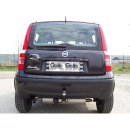 F089A GALIA Полностью оцинкованный фаркоп на FIAT Panda 2WD/4WD 2003-2012. Тип шара: A. Без выреза бампера. Нагрузки: 900/60 кг, масса фаркопа 12,12 кг