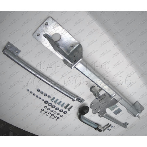 F108A GALIA Полностью оцинкованный фаркоп на FIAT Linea 2007-2015. Подрозетник убирается за бампер. Тип шара: A. Невидимый вырез бампера. Нагрузки: 1200/70 кг, масса фаркопа 17,71 кг