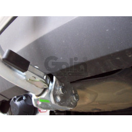 F110C GALIA Полностью оцинкованный фаркоп на Ford Fiesta хетчбек 2008-2019. Особенности: колесная база 2489 мм. Тип шара: C (горизонтальный съемный). Требуетс