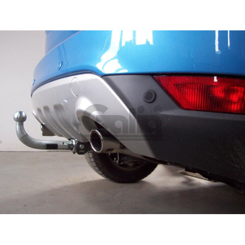 F113A GALIA Полностью оцинкованный фаркоп на Ford Kuga 2008-2013, 2013-2020. Подрозетник убирается за бампер. Тип шара: A. Без выреза бампера. Нагрузки: 2100/110 кг, масса фаркопа 16,12 кг