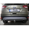 F113A GALIA Полностью оцинкованный фаркоп на Ford Kuga 2008-2013, 2013-2020. Подрозетник убирается за бампер. Тип шара: A. Без выреза бампера. Нагрузки: 2100/110 кг, масса фаркопа 16,12 кг