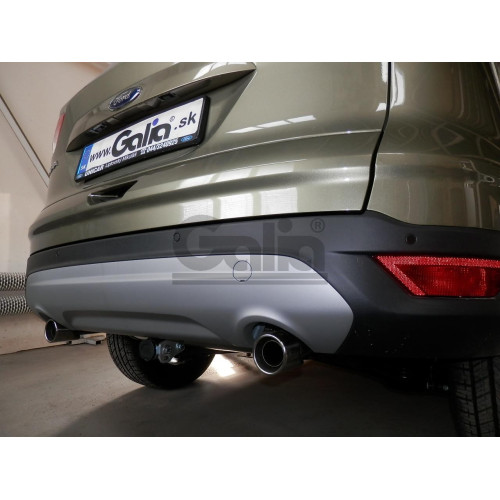 F113A GALIA Полностью оцинкованный фаркоп на Ford Kuga 2008-2013, 2013-2020. Подрозетник убирается за бампер. Тип шара: A. Без выреза бампера. Нагрузки: 2100/110 кг, масса фаркопа 16,12 кг
