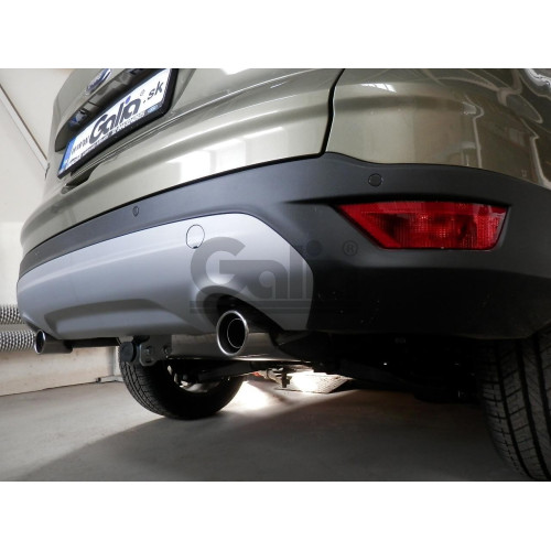 F113A GALIA Полностью оцинкованный фаркоп на Ford Kuga 2008-2013, 2013-2020. Подрозетник убирается за бампер. Тип шара: A. Без выреза бампера. Нагрузки: 2100/110 кг, масса фаркопа 16,12 кг