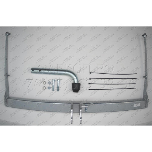 F113A GALIA Полностью оцинкованный фаркоп на Ford Kuga 2008-2013, 2013-2020. Подрозетник убирается за бампер. Тип шара: A. Без выреза бампера. Нагрузки: 2100/110 кг, масса фаркопа 16,12 кг
