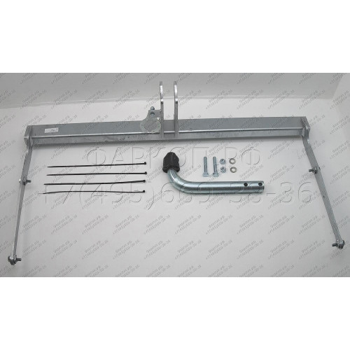 F113A GALIA Полностью оцинкованный фаркоп на Ford Kuga 2008-2013, 2013-2020. Подрозетник убирается за бампер. Тип шара: A. Без выреза бампера. Нагрузки: 2100/110 кг, масса фаркопа 16,12 кг
