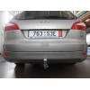F115A GALIA Полностью оцинкованный фаркоп на Ford Mondeo седан/универсал 2007-2014. Подрозетник убирается за бампер. Тип шара: A. Невидимый вырез бампера. Нагрузки: 2000/80 кг, масса фаркопа 15,82 кг