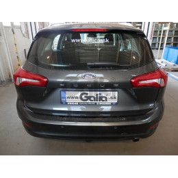 F135A GALIA Полностью оцинкованный фаркоп на Ford Focus 4 универсал 2018-. Тип шара: A. Невидимый вырез бампера. Нагрузки: 1800/100 кг, масса фаркопа 15,12 кг