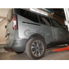 F142A GALIA Полностью оцинкованный фаркоп на Ford Tourneo Courier 2023-, Ford Transit Courier 2023-. Подрозетник убирается за бампер. Тип шара: A. Невидимый вырез бампера. Нагрузки: 1200/90 кг, масса фаркопа 14,12 кг