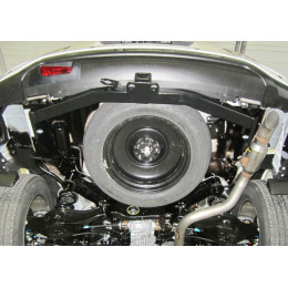 FA 0854-E Бизон Фаркоп на Nissan Pathfinder R52 2014-2021 без подрезки бампера. Тип шара: E (легкосъемный шар под квадрат). Нагрузки: 3200/120 кг. Не комплектуется э